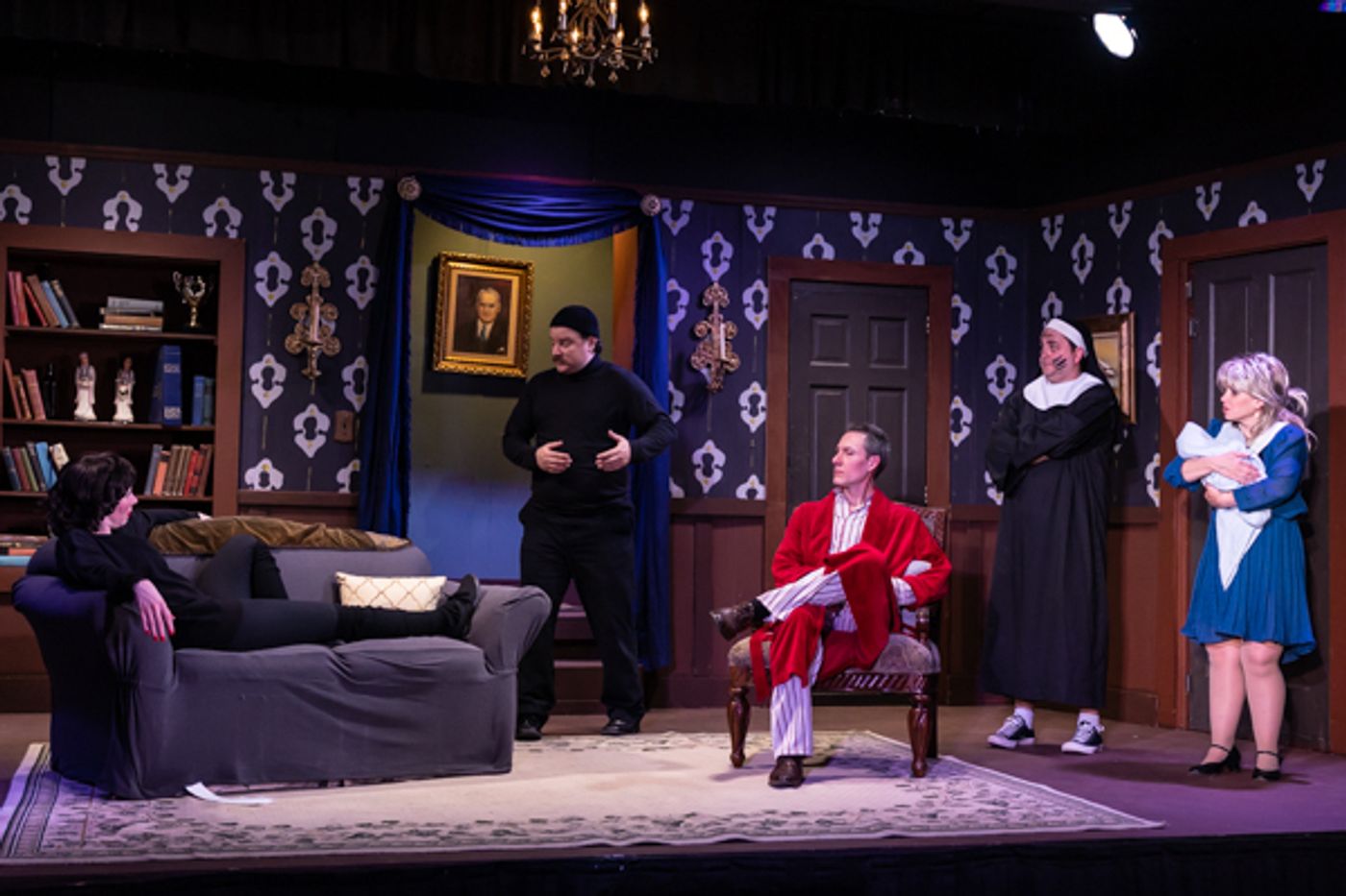 Photos: First Look At The Alcove Dinner Theatre and Bruce Jacklin & Company's LIE, CHEAT & GENUFLECT Photos: First Look At The Alcove Dinner Theatre and Bruce Jacklin & Company's LIE, CHEAT & GENUFLECT Image