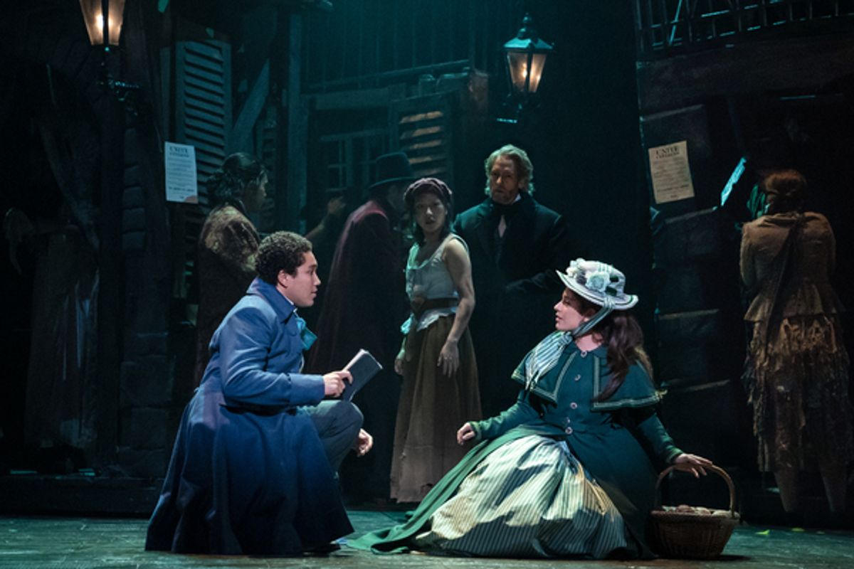 Gregory Lee Rodriguez & Addie Morales in Les Misérables. Photo by Matthew Murphy & Evan Zimmerman for MurphyMade. at 