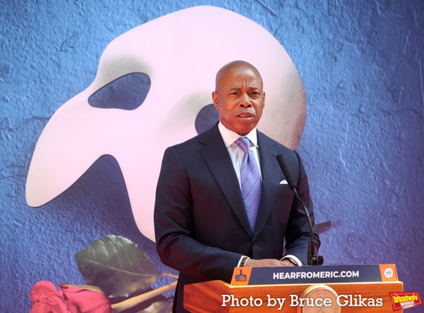 Photos: Mayor Eric Adams Awards Andrew Lloyd Webber The Key to the City of New York  Image