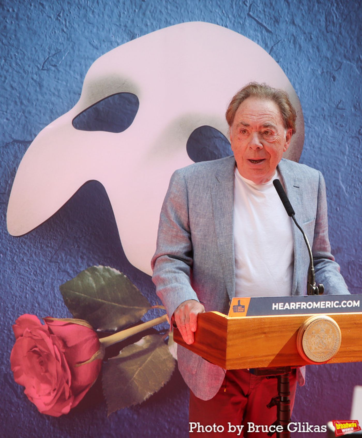 Photos: Mayor Eric Adams Awards Andrew Lloyd Webber The Key to the City of New York  Image