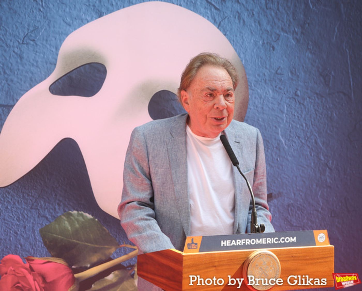 Photos: Mayor Eric Adams Awards Andrew Lloyd Webber The Key to the City of New York  Image