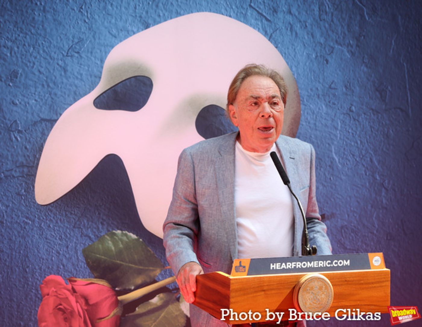 Photos: Mayor Eric Adams Awards Andrew Lloyd Webber The Key to the City of New York  Image