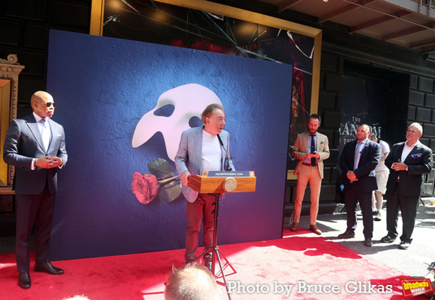 Photos: Mayor Eric Adams Awards Andrew Lloyd Webber The Key to the City of New York  Image