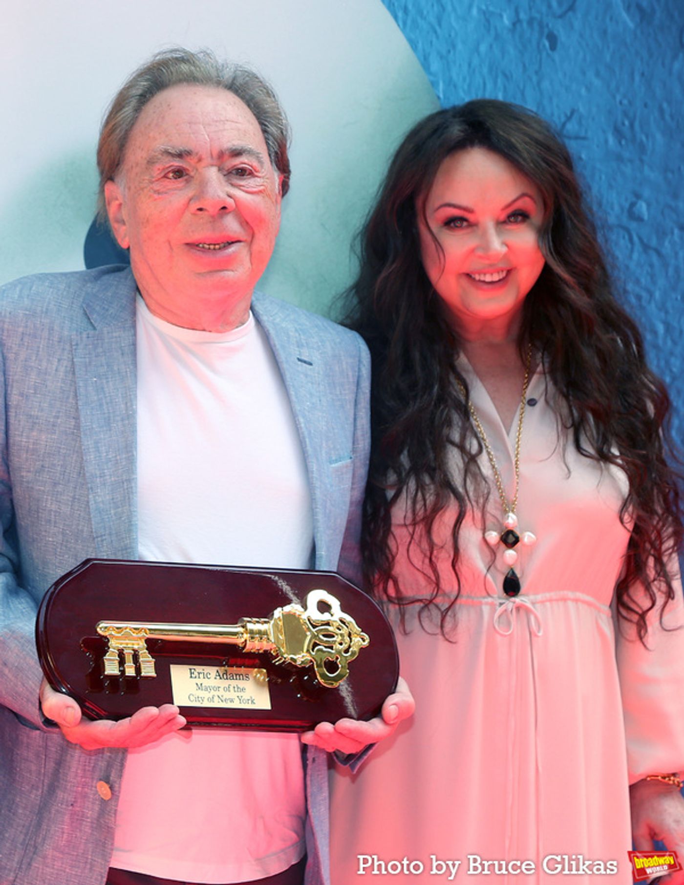 Photos: Mayor Eric Adams Awards Andrew Lloyd Webber The Key to the City of New York  Image