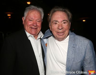 CEO & Chairman of The Shubert Organization Robert E. Wankel and Sir Andrew Lloyd Webb Photo