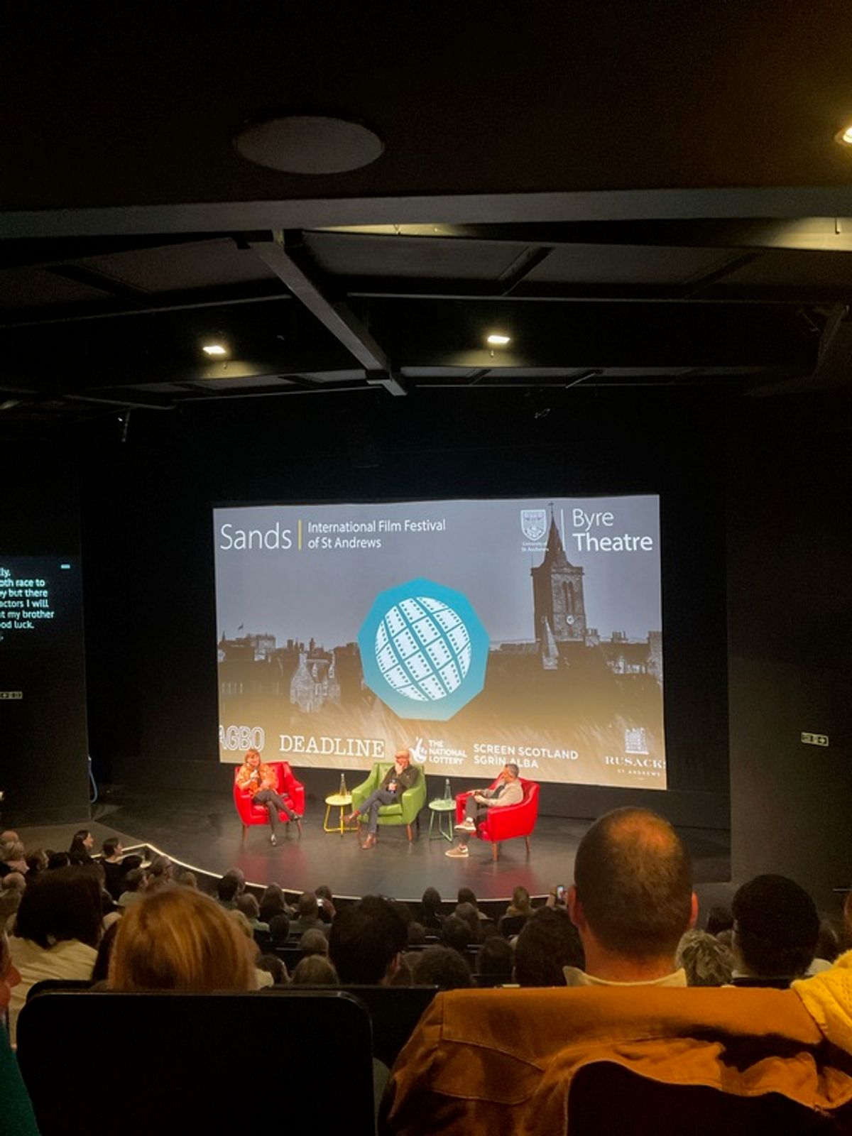 Ania Trzebiatowska, Stanley Tucci, Joe Russo at 