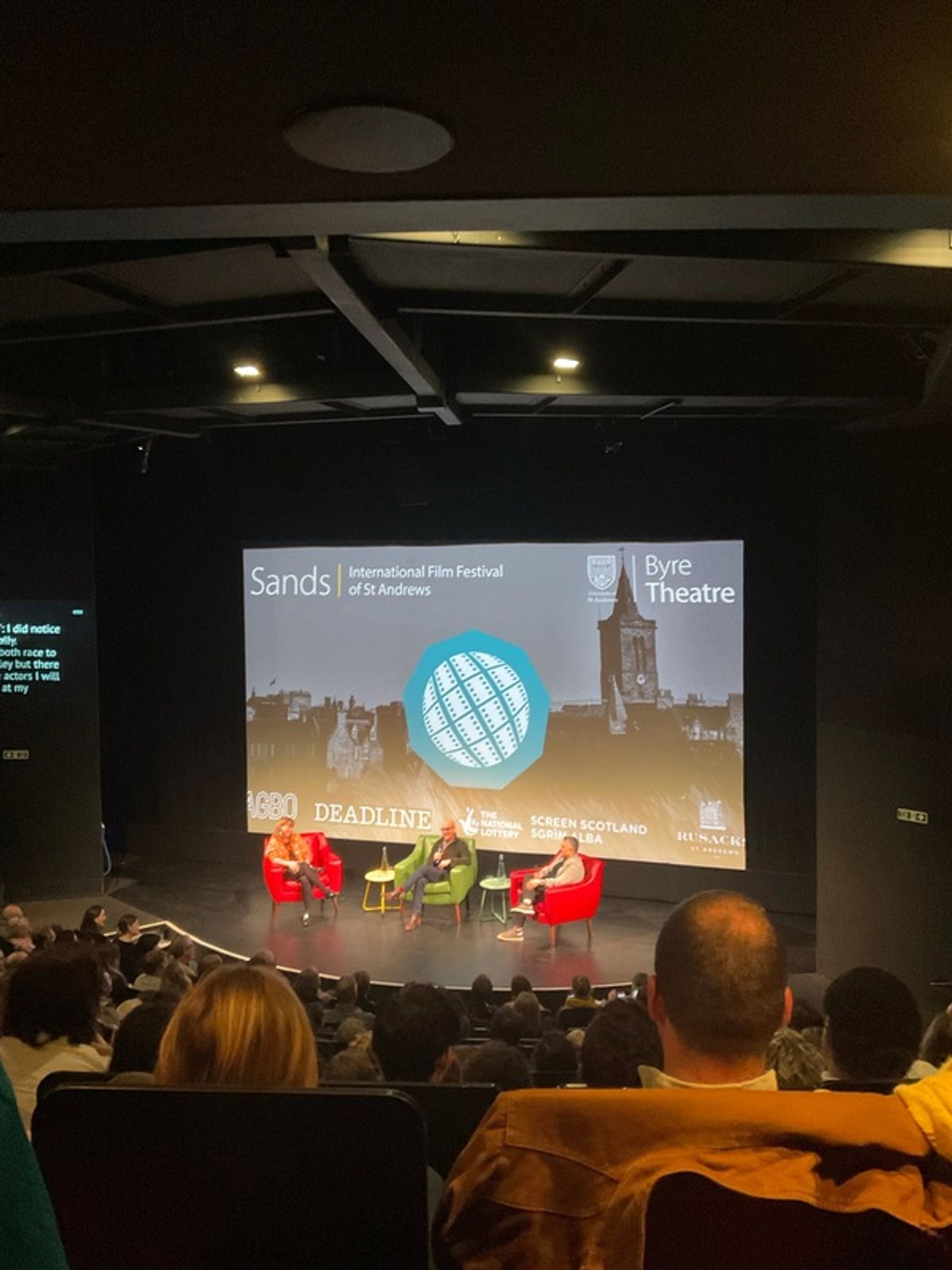 Ania Trzebiatowska, Stanley Tucci, Joe Russo at 