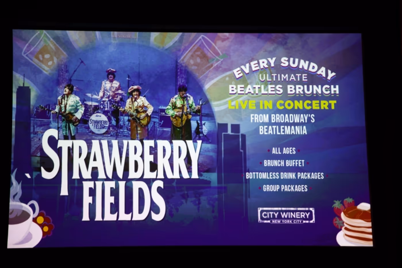 Review: THE BEATLES BRUNCH at City Winery Features Bottomless Brunch, Booze, and Beatles  Image