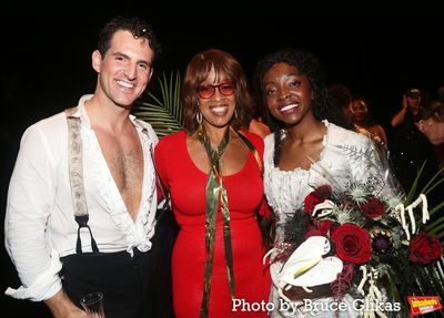 John Riddle, Gayle King and Emilie Kouatchou Photo