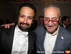 Lin-Manuel Miranda and Senate Majority Leader Chuck Schumer @ BroadwayWorld Lin-Manuel Miranda and Senate Majority Leader Chuck Schumer Photo