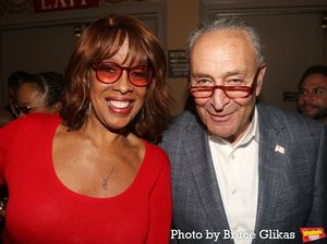 Gayle King and Senate Majority Leader Chuck Schumer @ BroadwayWorld Gayle King and Senate Majority Leader Chuck Schumer Photo