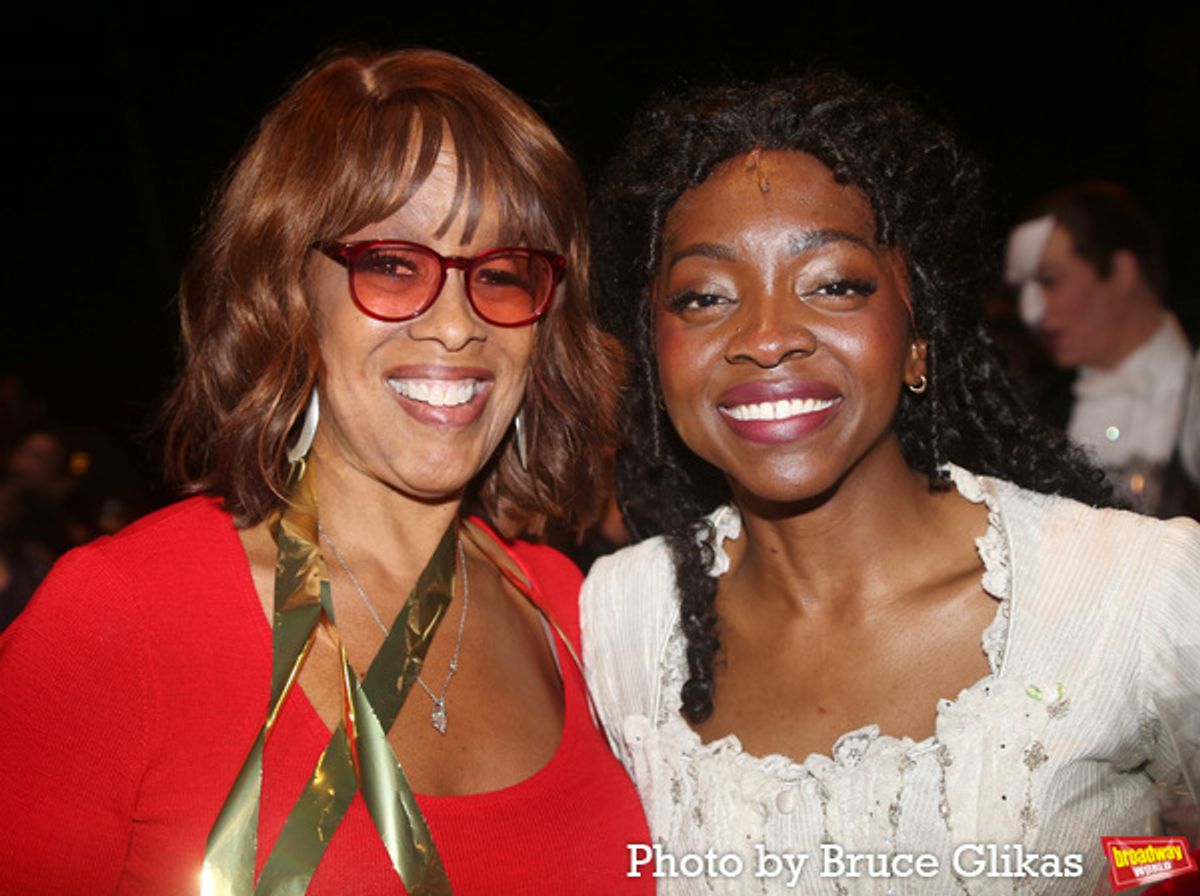 Gayle King and Emilie Kouatchou at 
