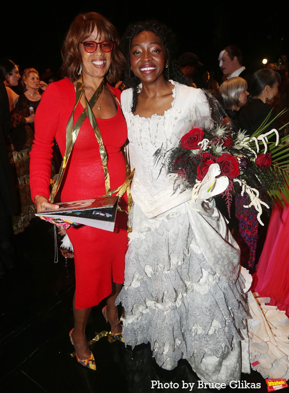 Gayle King and Emilie Kouatchou at 