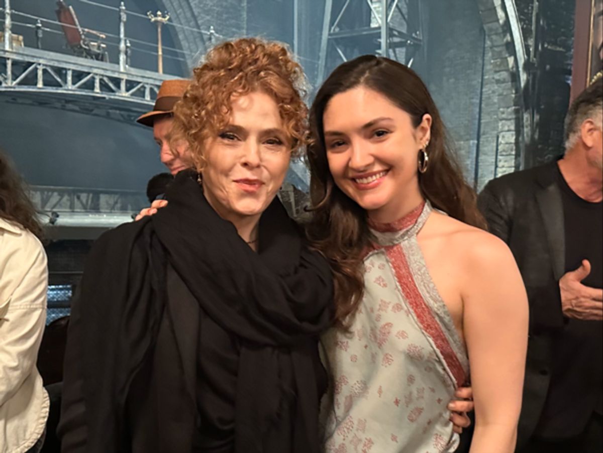 Bernadette Peters and Maria Bilbao at 