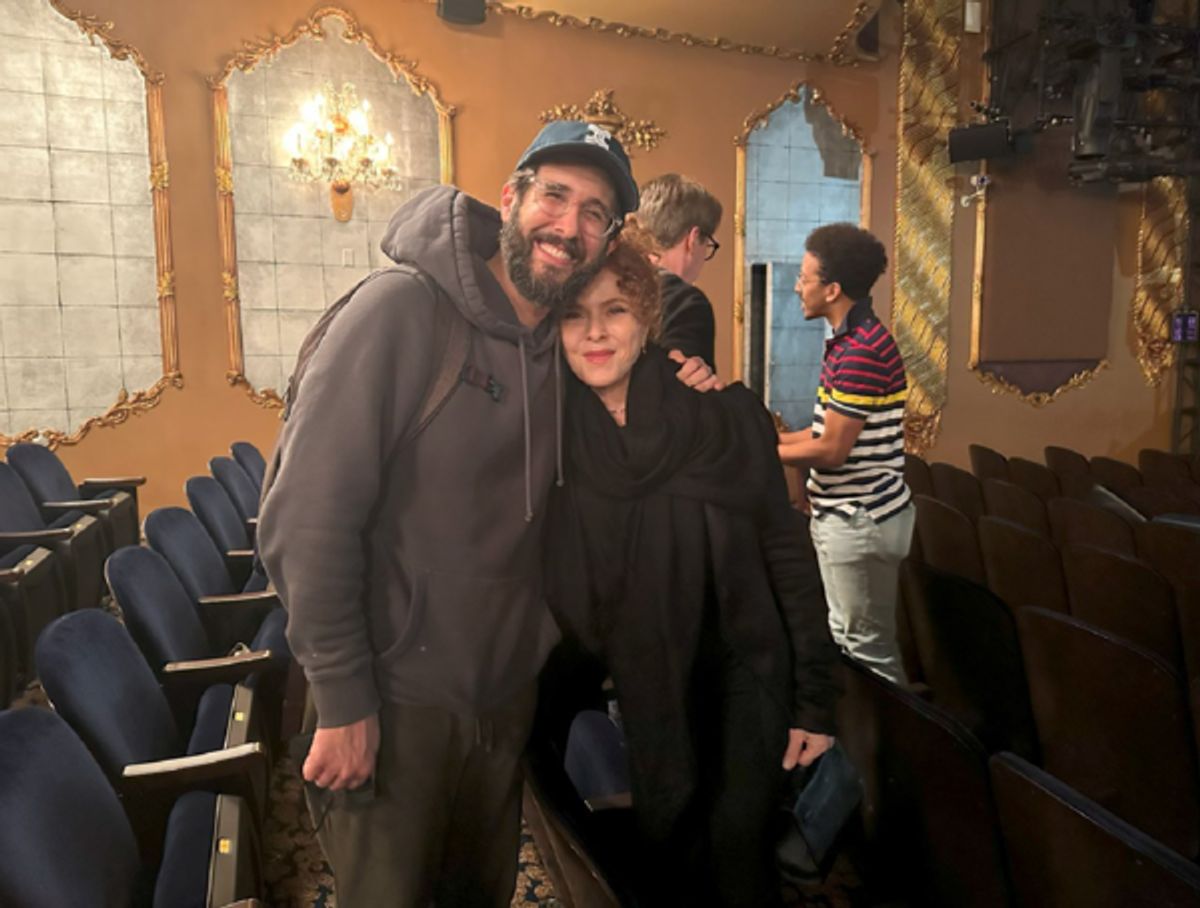 Josh Groban and Bernadette Peters at 