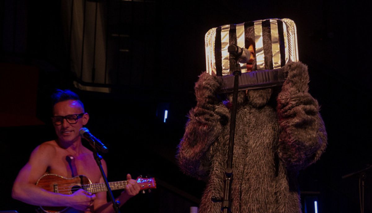 Nick Cearley and Krysta Rodriguez  at 