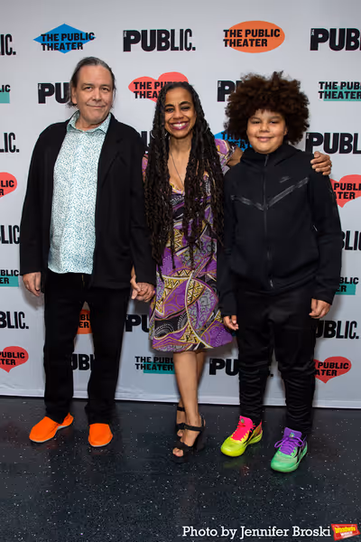 Christian Konopka, Suzan-Lori Parks, and son Durham Photo