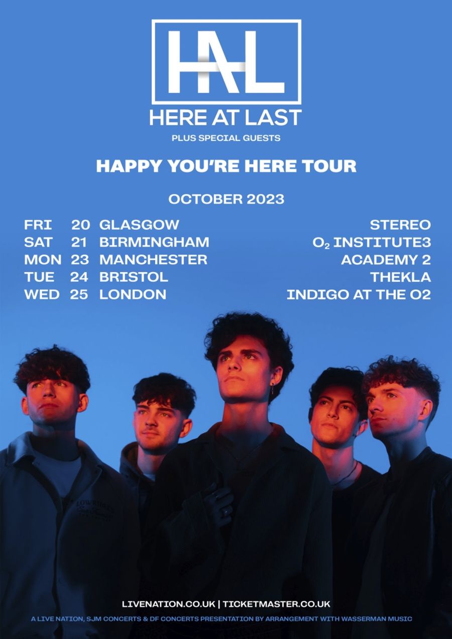 Here at Last Announce the 'Happy You're Here' UK Tour Image