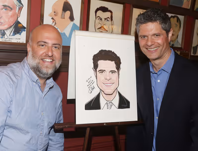 Head of Theatre Department at Endeavor/Agent John Buzzetti and Tom Kitt  Photo