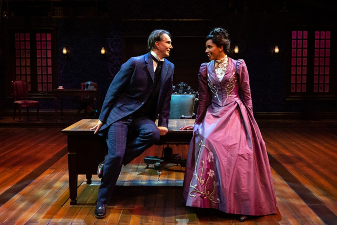 Photos: See New Images of SHERLOCK HOLMES AND THE CASE OF THE JERSEY LILY at Alley Theatre  Image