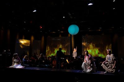 Soula Parassidis, Angela Yam, Jesse Blumberg and William Burden  Photo