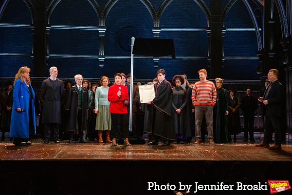 Sonia Friedman, Anne del Castillo, Colin Callender, and the cast of HARRY POTTER AND  Photo