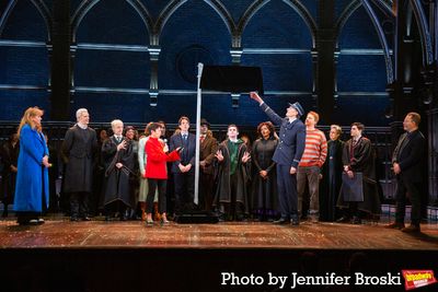 Sonia Friedman, Anne del Castillo, Colin Callender, and the cast of HARRY POTTER AND  Photo