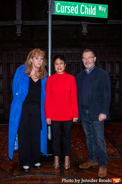 Sonia Friedman, Anne del Castillo, Colin Callender Photo