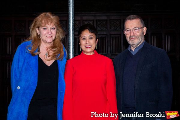 Sonia Friedman, Anne del Castillo, Colin Callender Photo