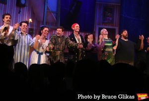 Henry Shields, Jonathan Sayer, Charlie Russell, Matthew Cavendish, Neil Patrick Harri Photo