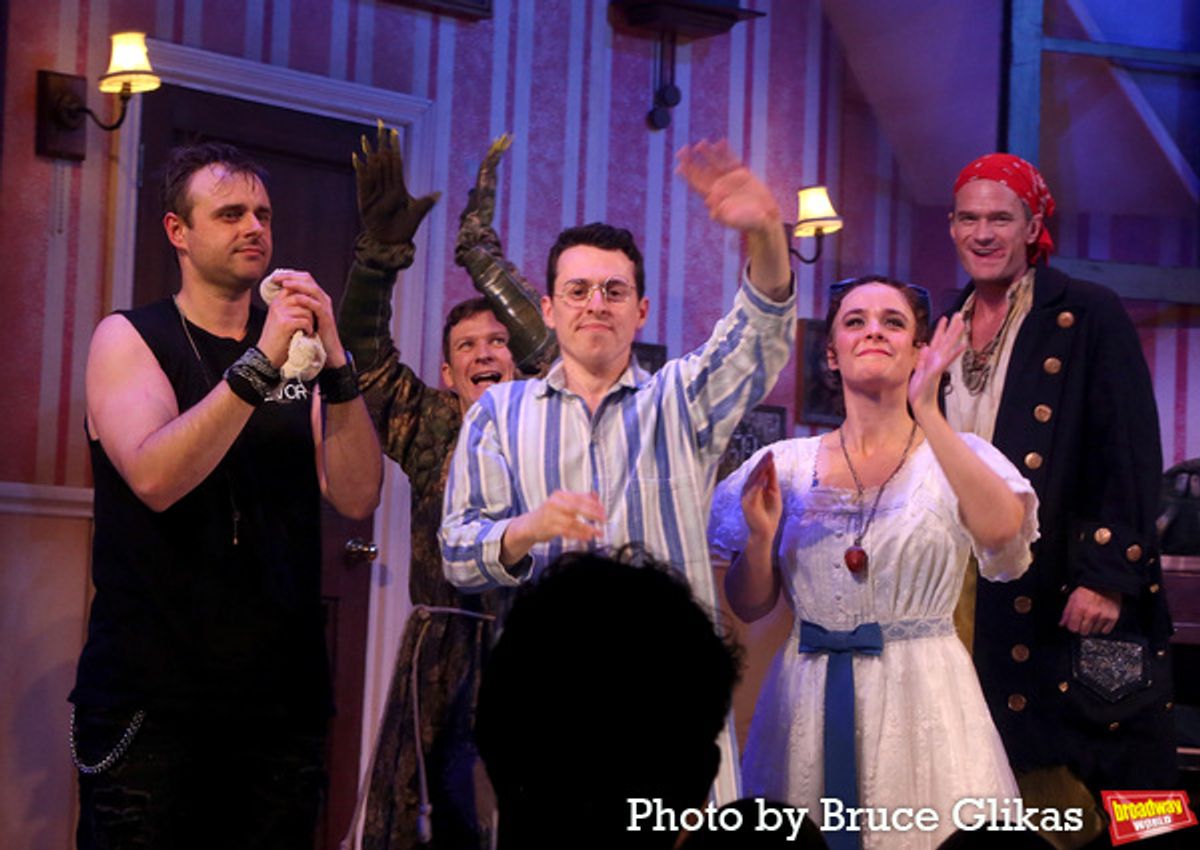 Chris Leask, Jonathan Sayer, Charlie Russell, Matthew Cavendish, Neil Patrick Harris at 