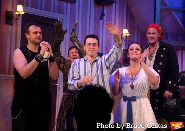 Chris Leask, Jonathan Sayer, Charlie Russell, Matthew Cavendish, Neil Patrick Harris Photo