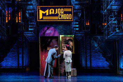 Colton Ryan and Anna Uzele Photo