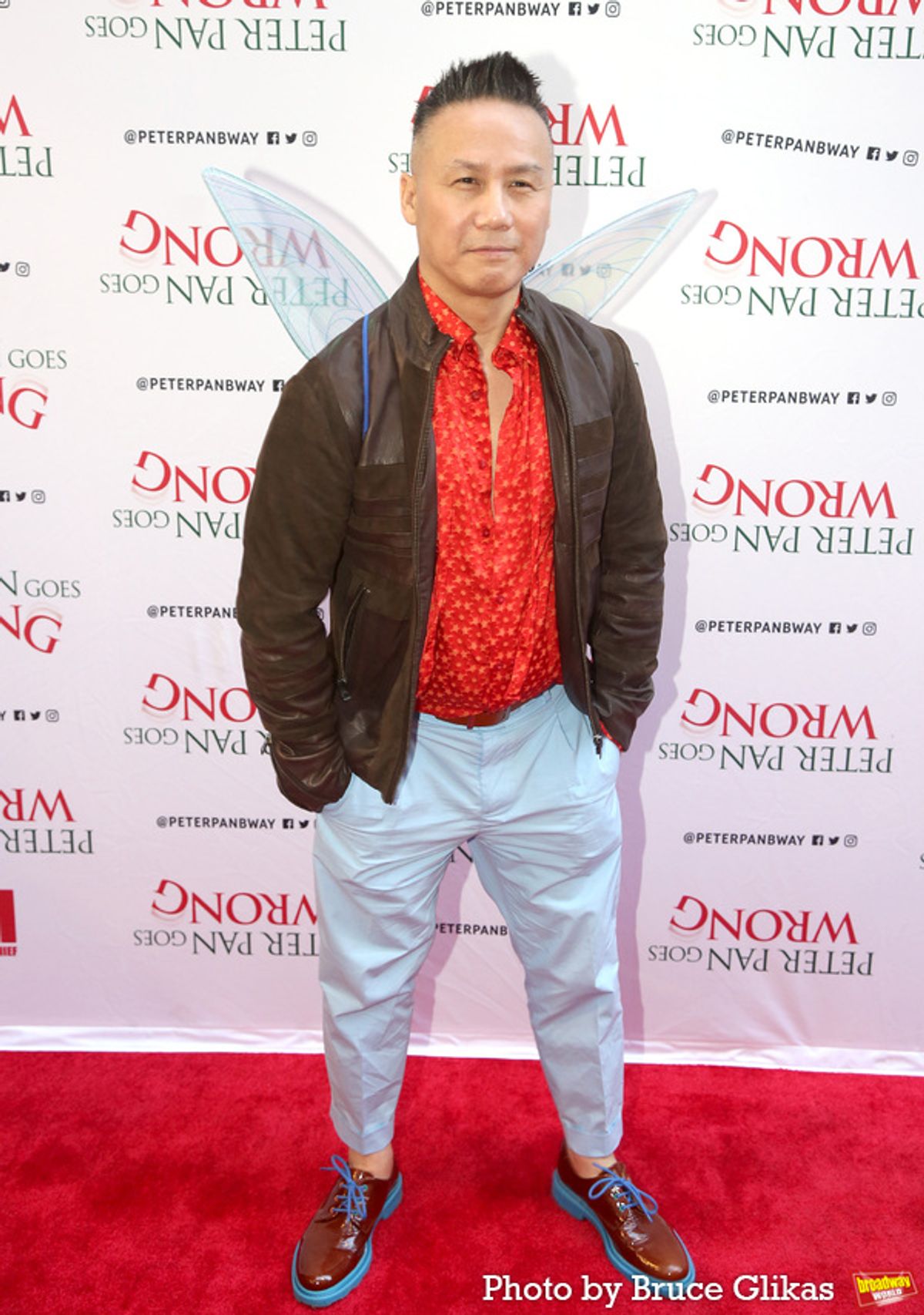 BD Wong at Photos: On the Red Carpet of PETER PAN GOES WRONG Opening Night