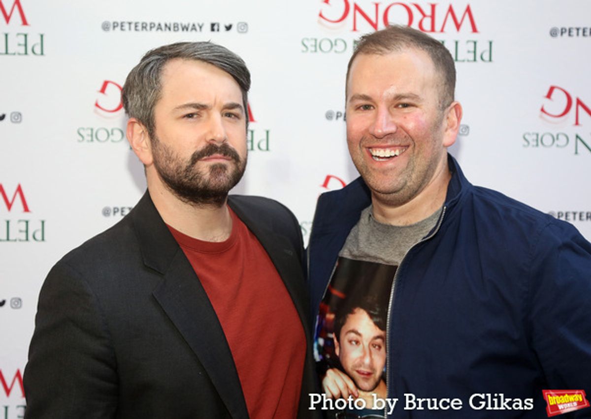 Alex Brightman and Jesse Brightman at 