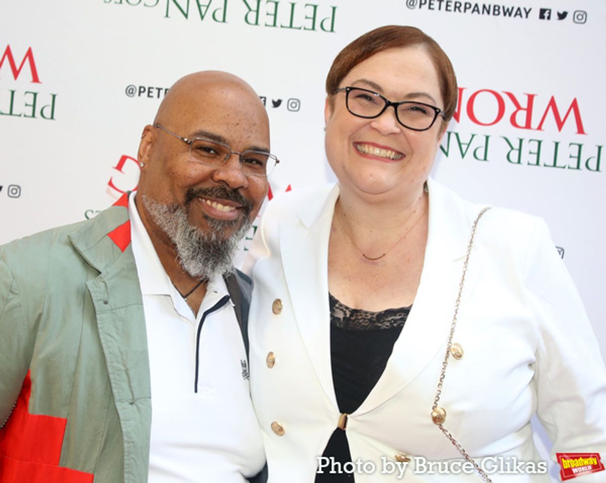 James Monroe Iglehart and Dawn Phelps at 
