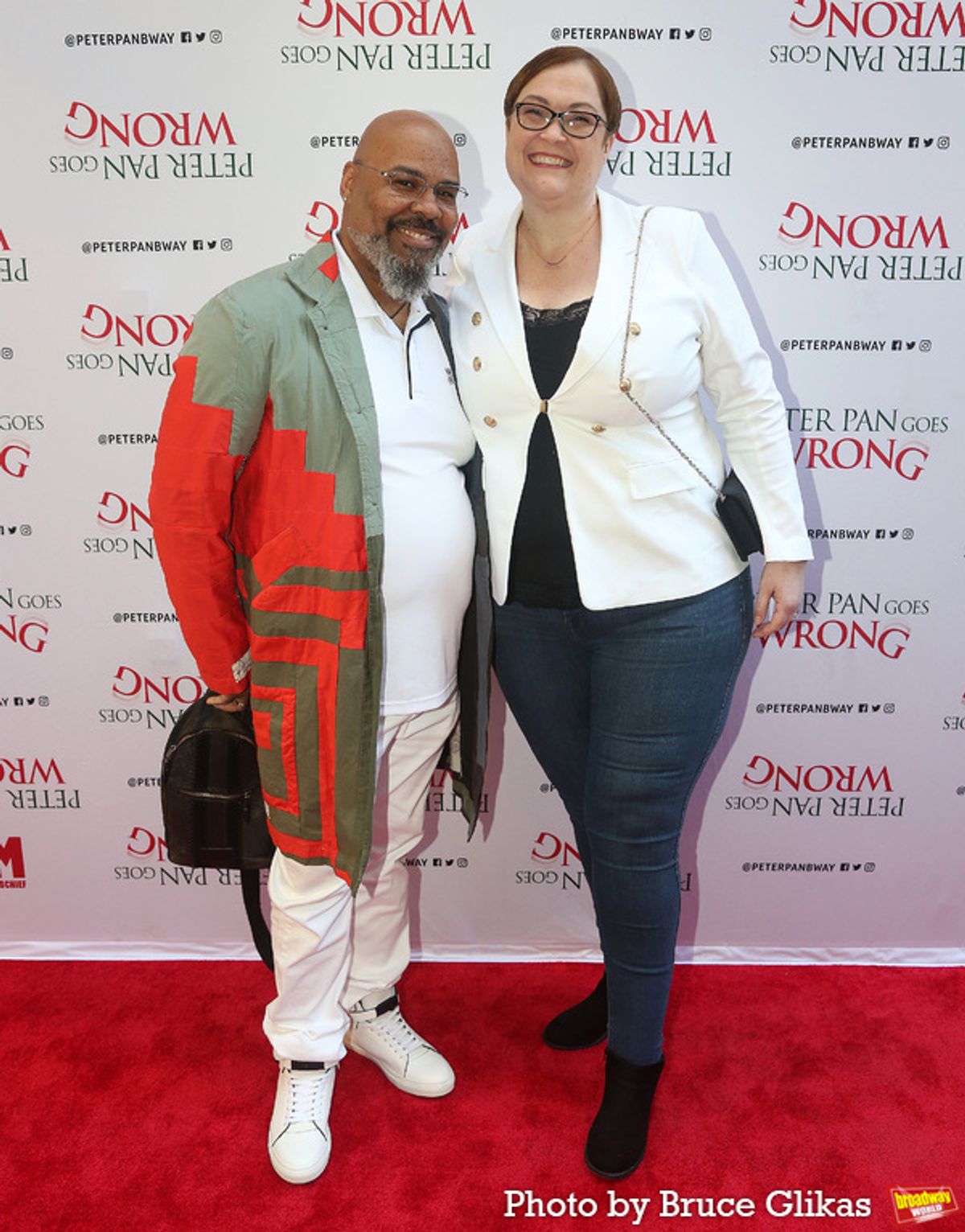 James Monroe Iglehart and Dawn Phelps at 