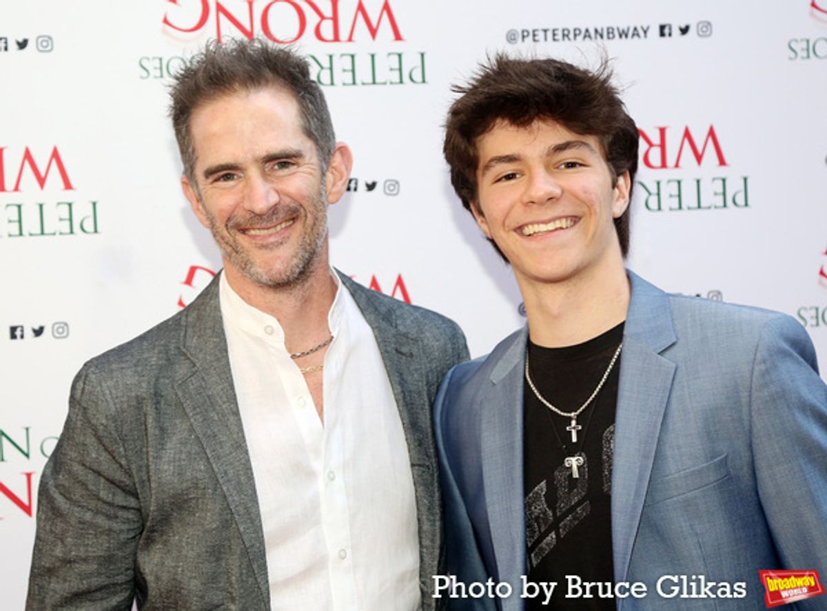 Andy Blankenbuehler and Luca Blankenbuehler  at 