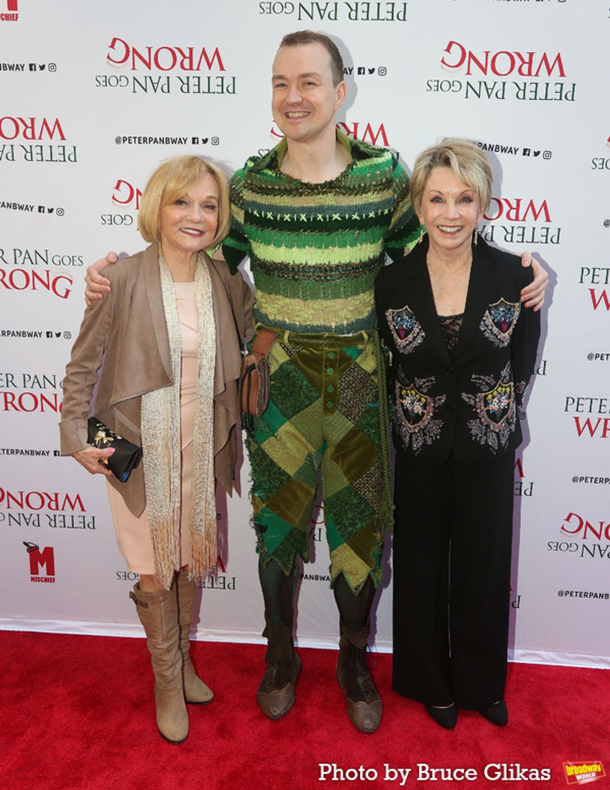 Cathy Rigby, Greg Tannahill and Sandy Duncan at 