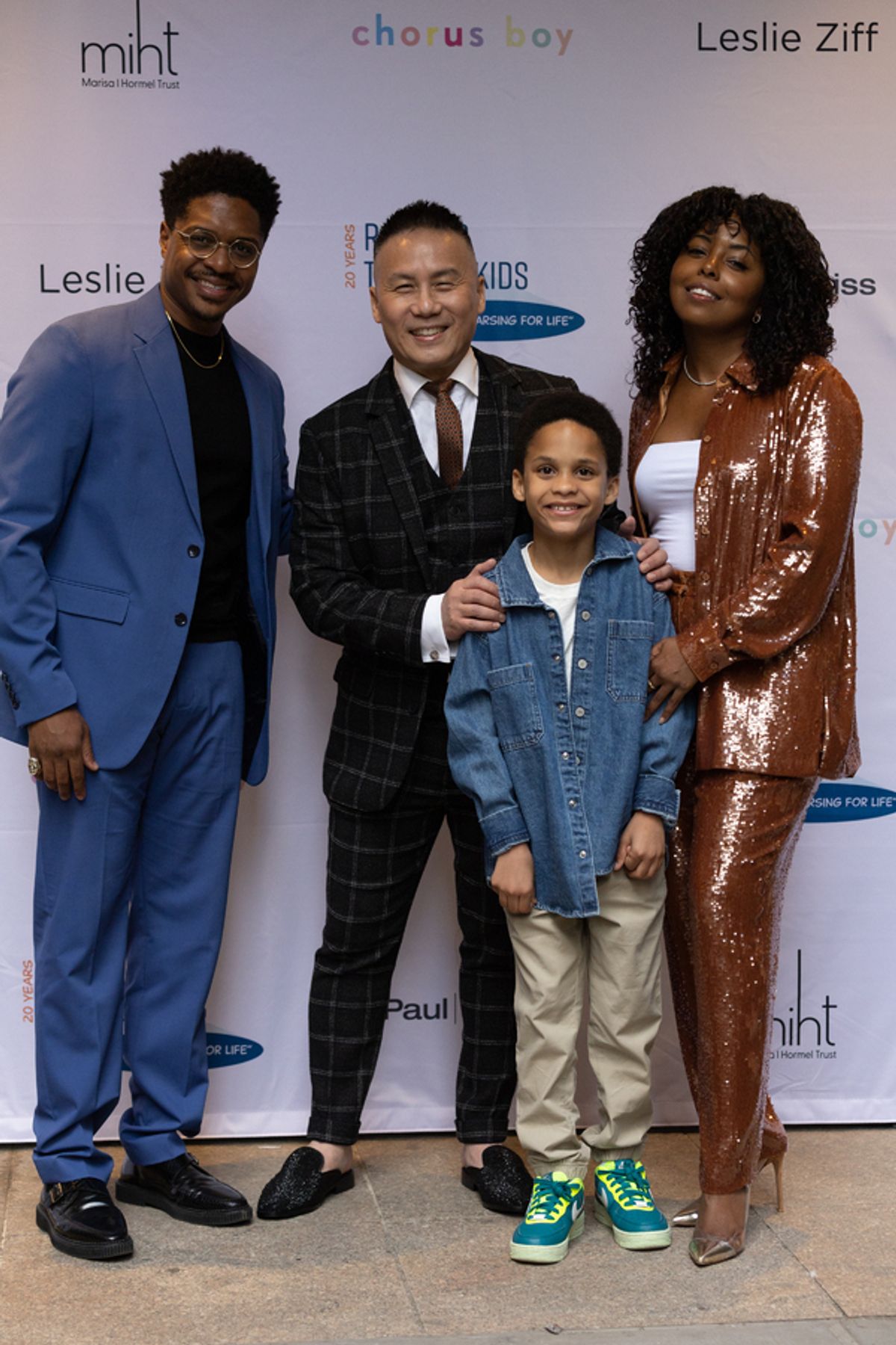Ephraim Sykes, BD Wong, Christopher Woodley, Adrienne Warren  at 