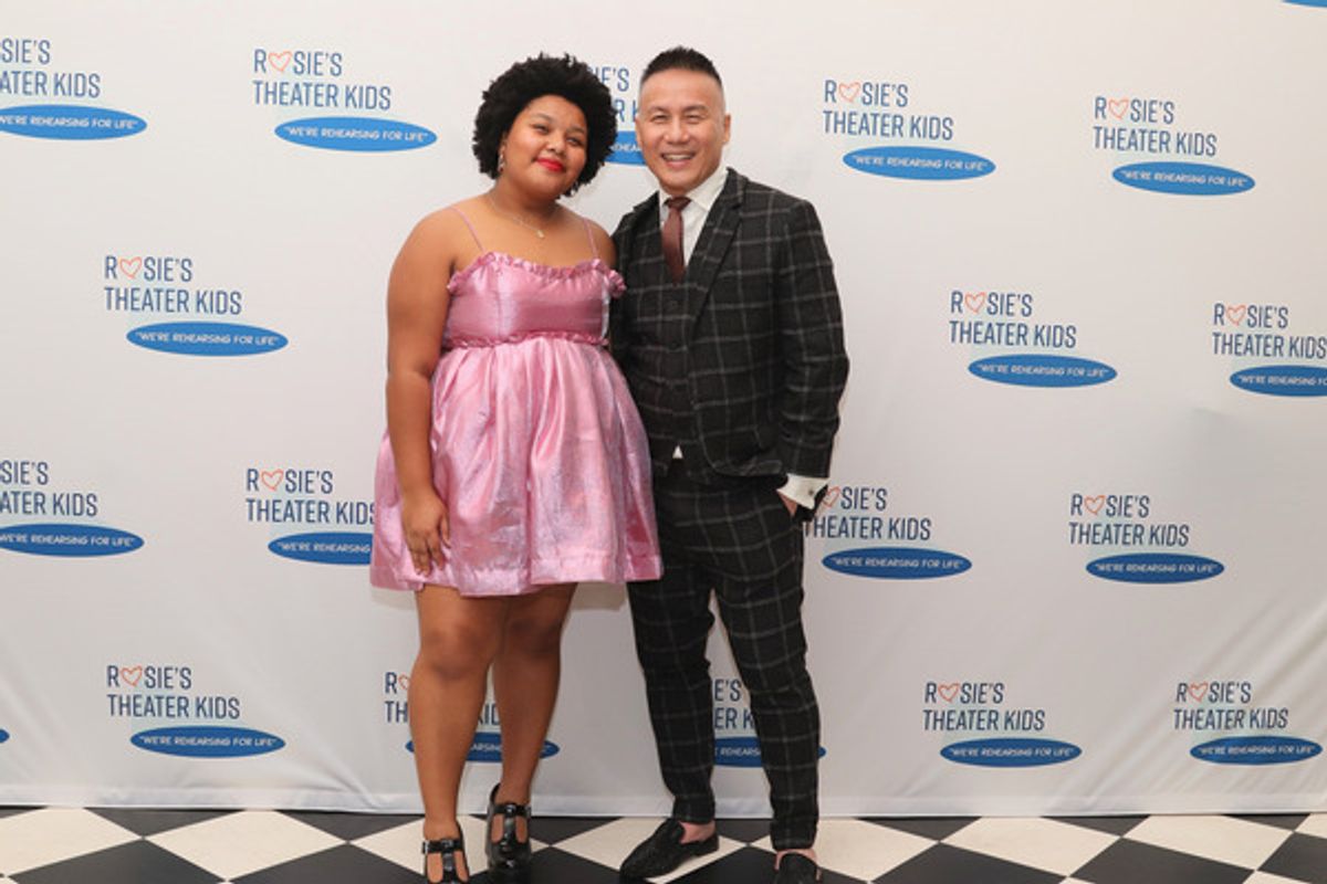 Leah Laford and BD Wong at Photos: See Adrienne Warren, BD Wong, Krystal Joy Brown & More at Rosie's Theater Kids Gala