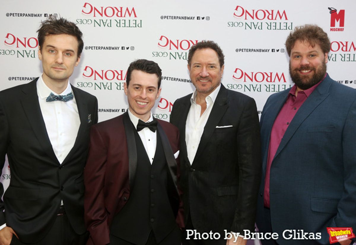 Henry Shields, Producer Kevin McCollum and Henry Lewis at 