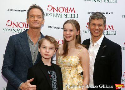 Neil Patrick Harris, Gideon Burtka-Harris, Harper Burtka-Harris and David Burtka Photo