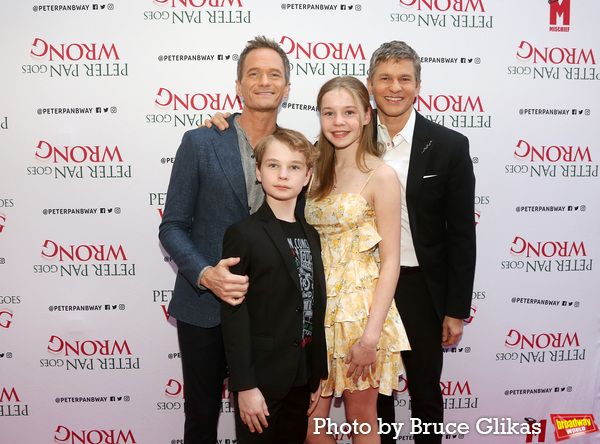 Neil Patrick Harris, Gideon Burtka-Harris, Harper Burtka-Harris and David Burtka Photo