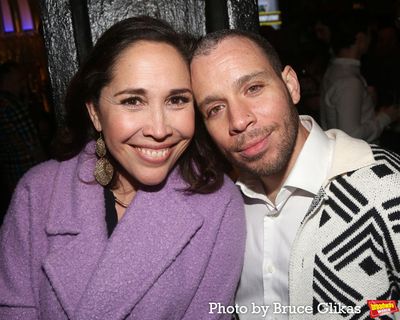 Andrea Burns and Robin de Jesus Photo