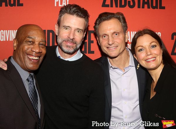 Joe Morton, Scott Foley, Tony Goldwyn and Bellamy Young Photo