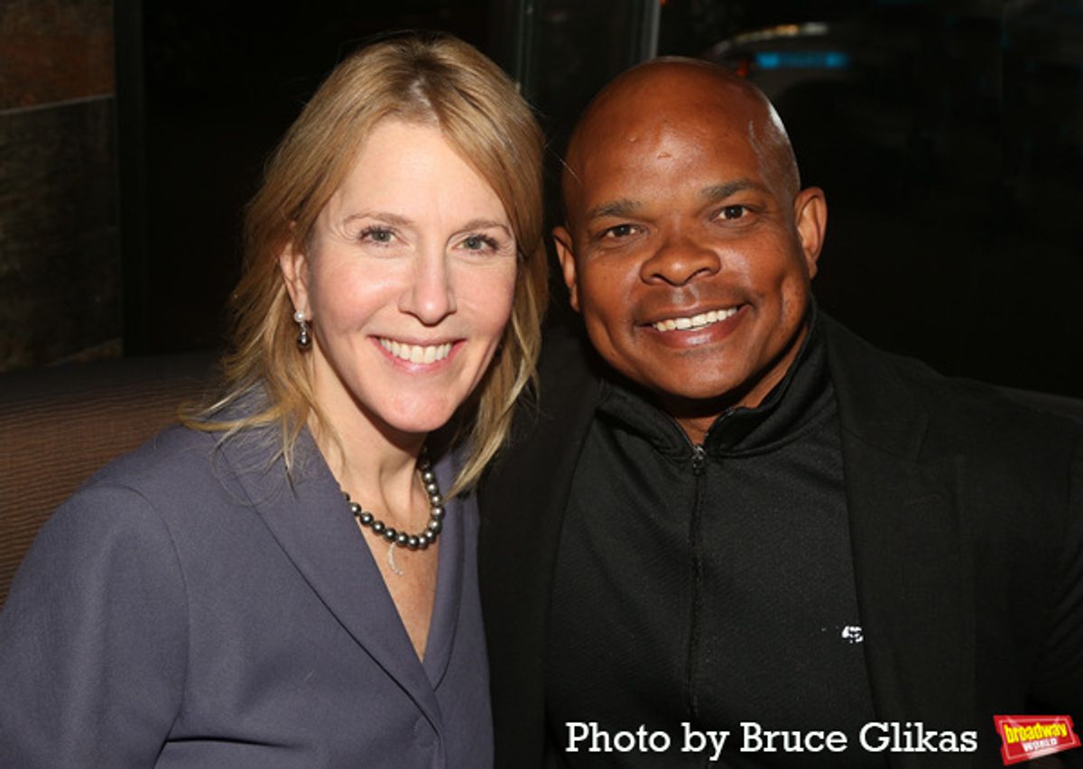 Lauren Reid and Warren Adams at 