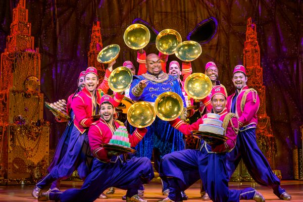 Marcus M. Martin and company in Aladdin. Photo courtesy of the production. Photo