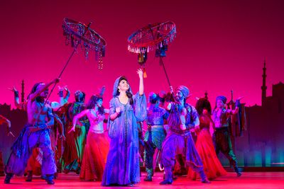 Senzel Ahmady and company in Aladdin. Photo courtesy of production. Photo