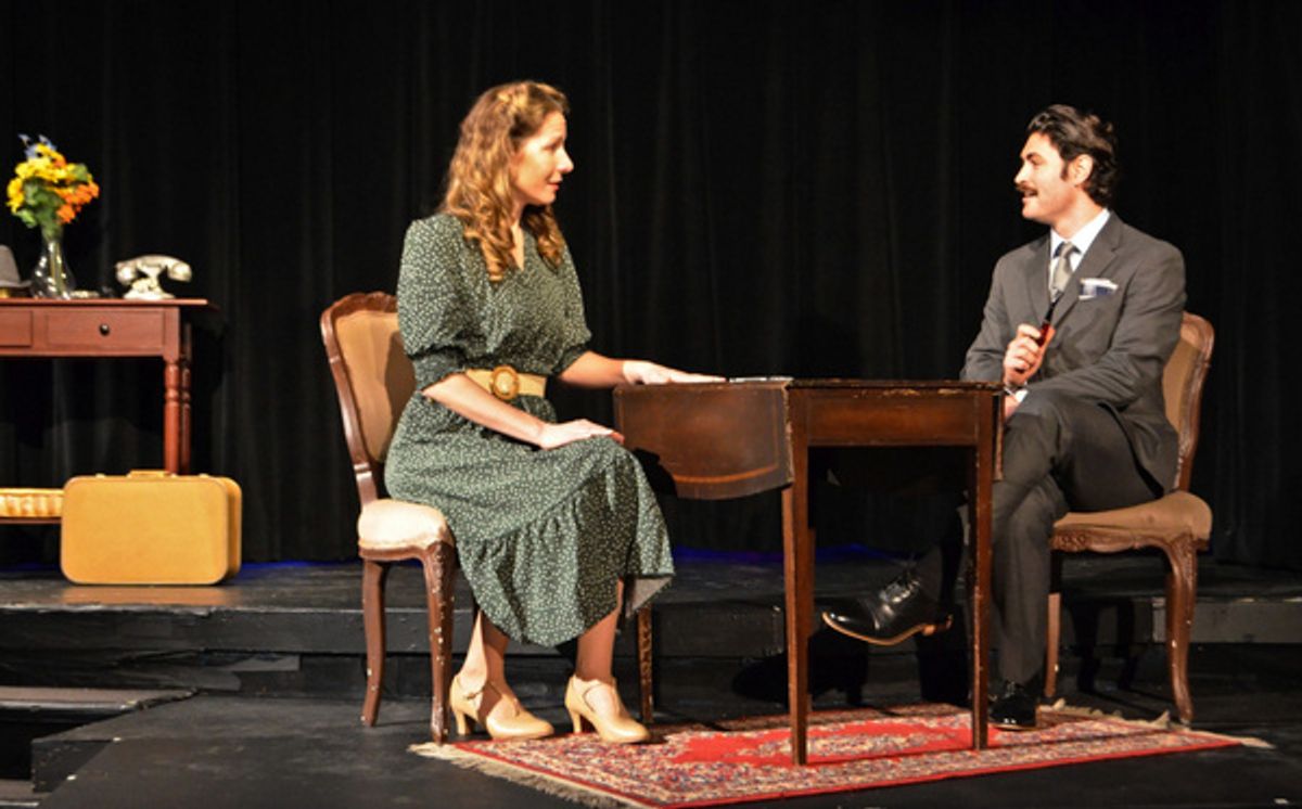 Andrea Woodbridge, Dustin Schlairet at 